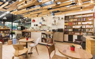 Ý tưởng thiết kế quán cafe sách