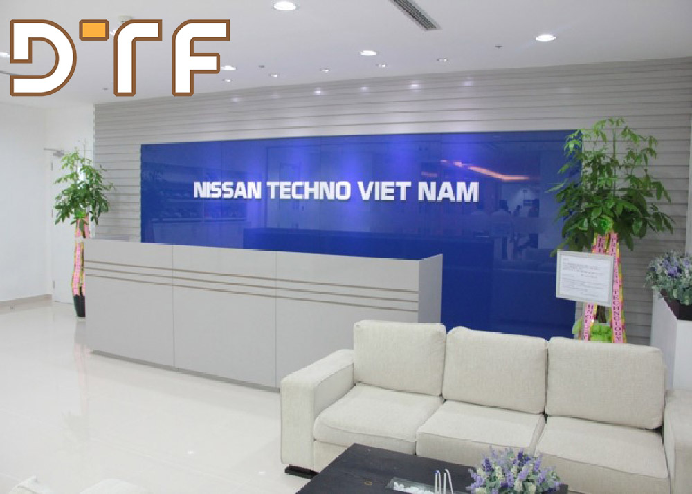 Thi công lắp đặt nội thất văn phòng Nissan Techno Việt Nam