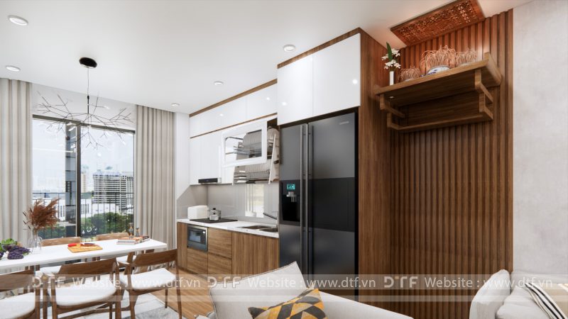 Thiết kế nội thất chung cư đẹp cao cấp tại Hoàng Mai