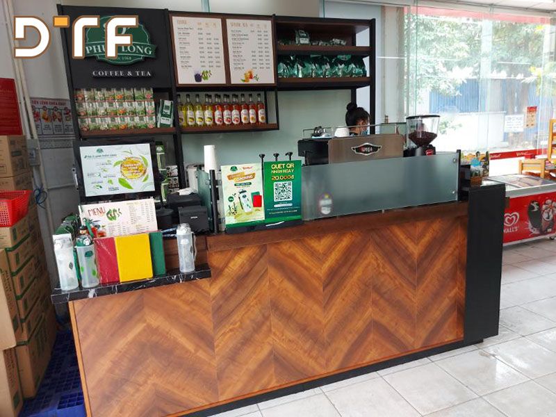 DTF hợp tác thi công hệ thống Kiosk Phúc Long tại của hàng Vinmart+ trên toàn quốc