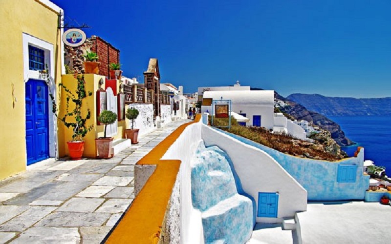 Tổng hợp các phong cách thiết kế – Phong cách Santorini