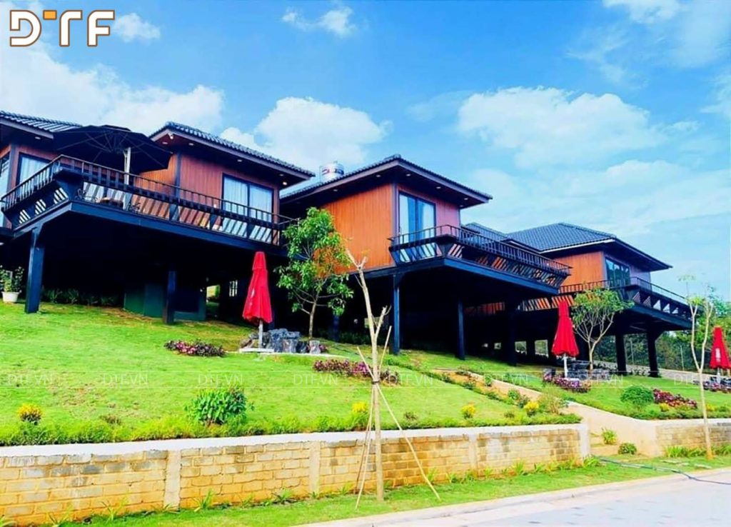 Thi công villa khu nghỉ dưỡng Ogimi Village Bảo Lộc, Lâm Đồng
