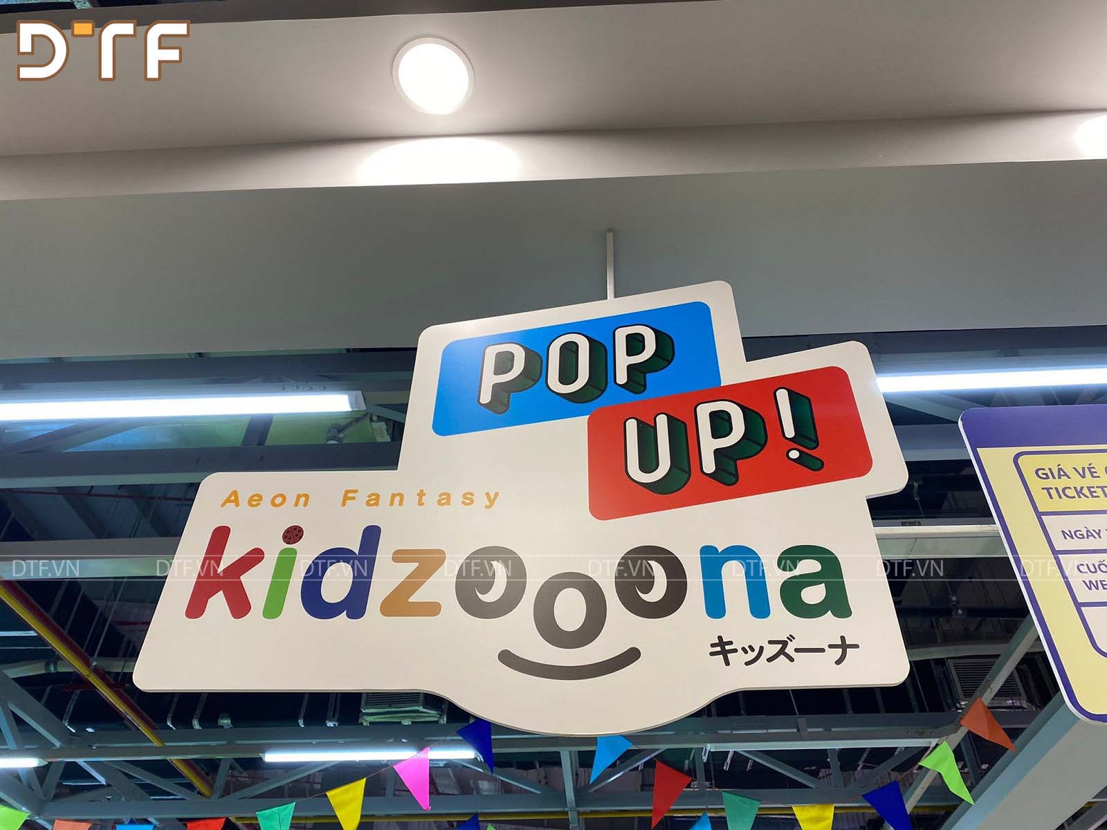 Thi công khu vui chơi trẻ em Popup kidzooona tại Lotte Mart Vinh