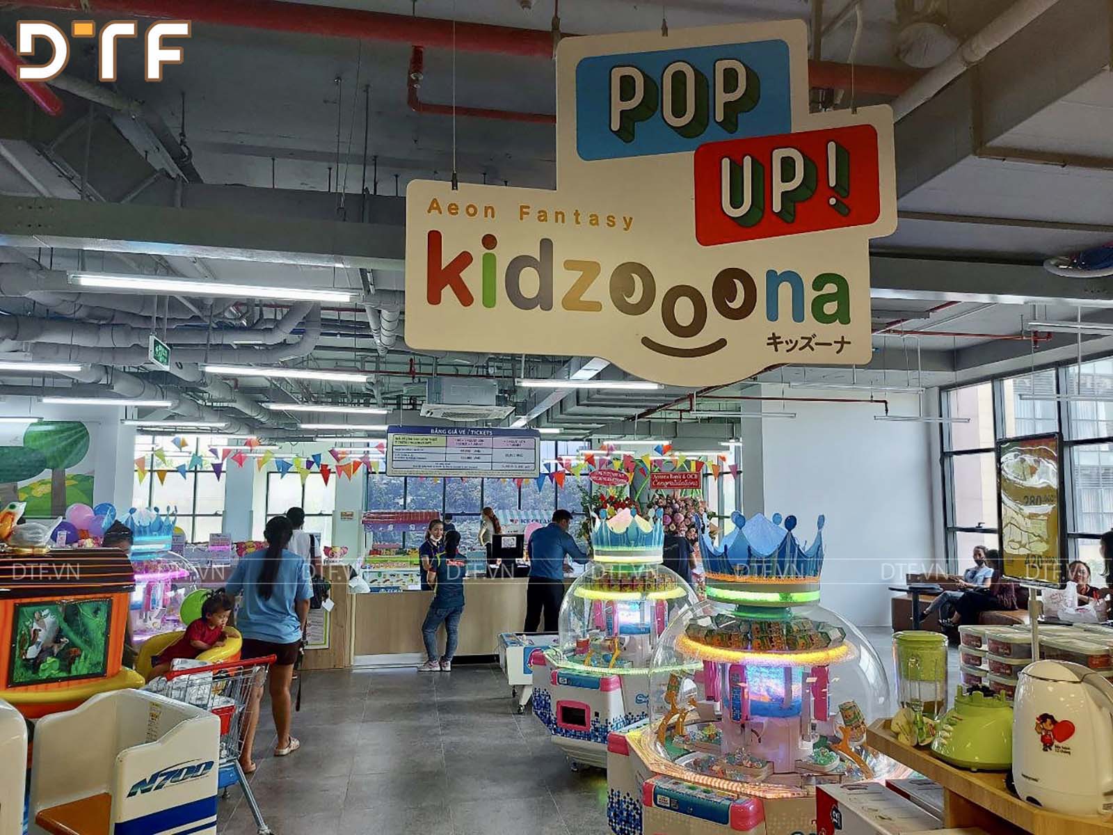 Thi công khu vui chơi trẻ em Popup kidzooona tại quận 2 TP Hồ Chí Minh