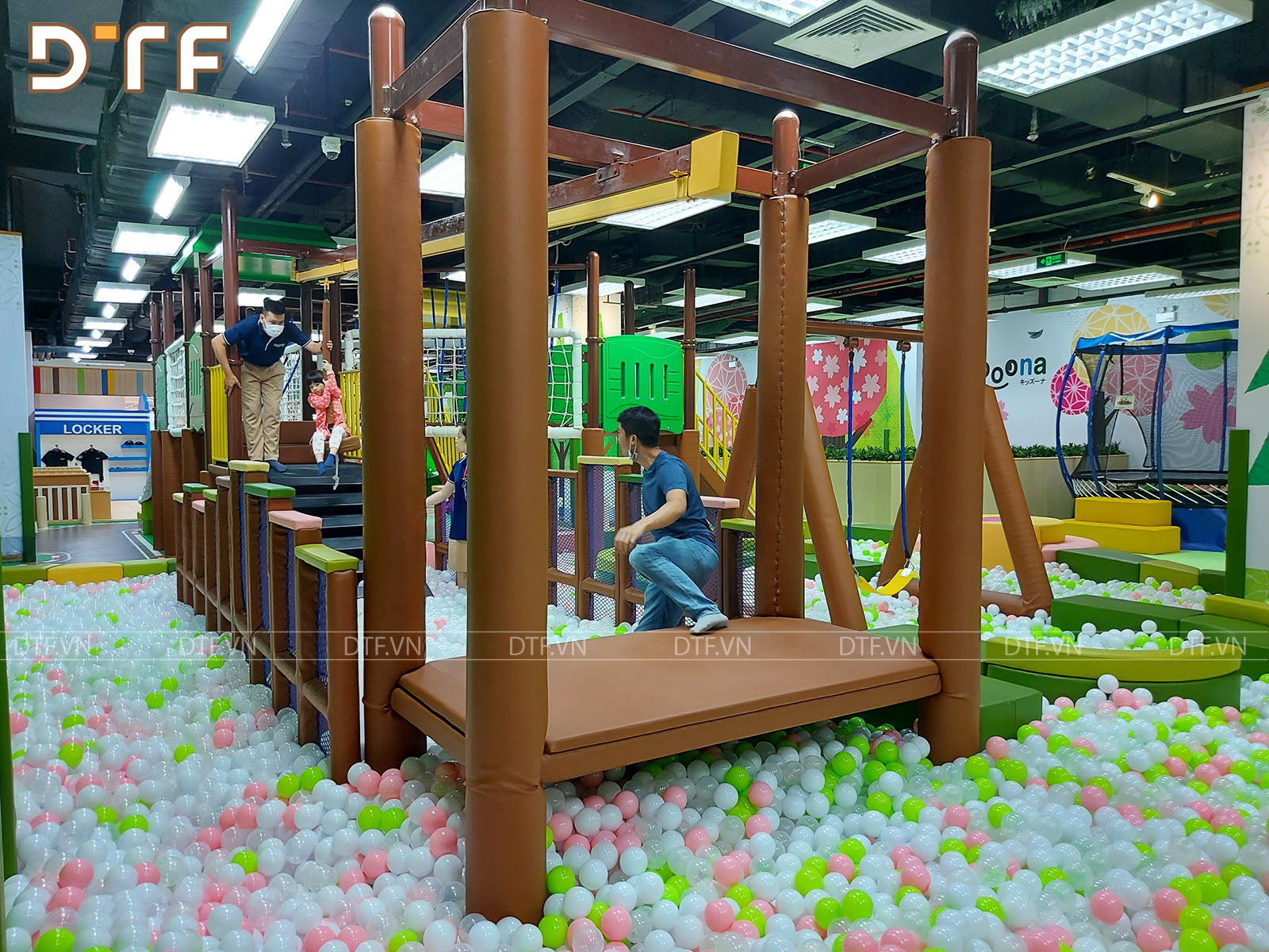 Thi công khu vui chơi trẻ em kidzooona tại Lotte Mart Hồ Chí Minh